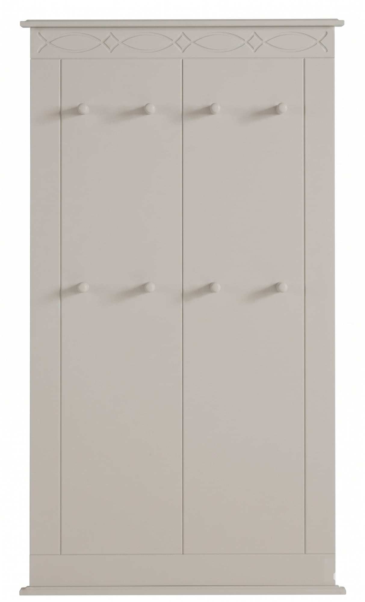 OTTO home Garderobenpaneel »Indra« B/T/H: 63/6/100 cm,  aus massiver Kiefer, FSC®, 8 Haken, dezentes Ornament