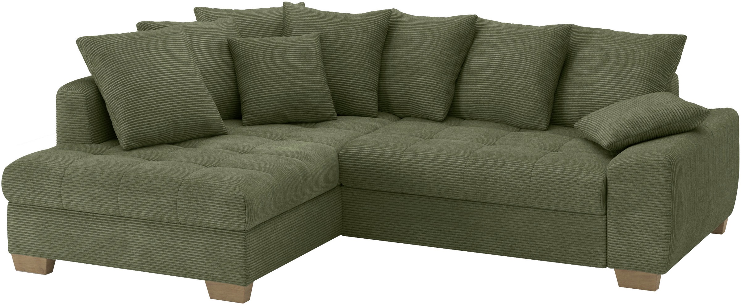 Mr. Couch Ecksofa »Nikita II, L-Form«, Wahlweise mit Kaltschaum, EasyBett, Bettkasten