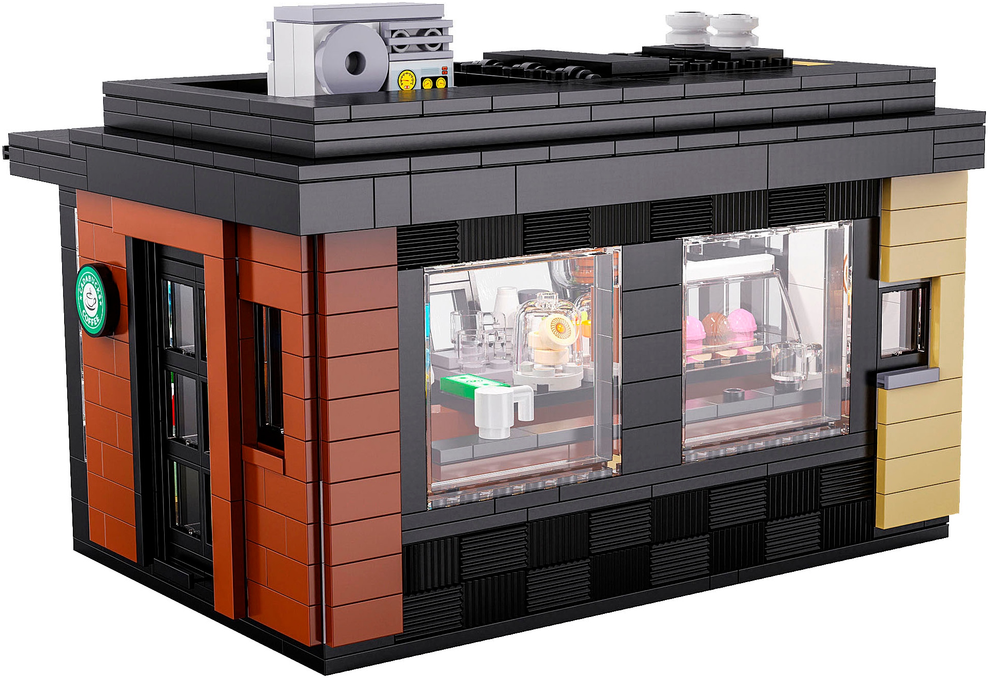 Jamara Konstruktions-Spielset »CaDA, Bricks, Coffee House (402884)« mit LED Licht