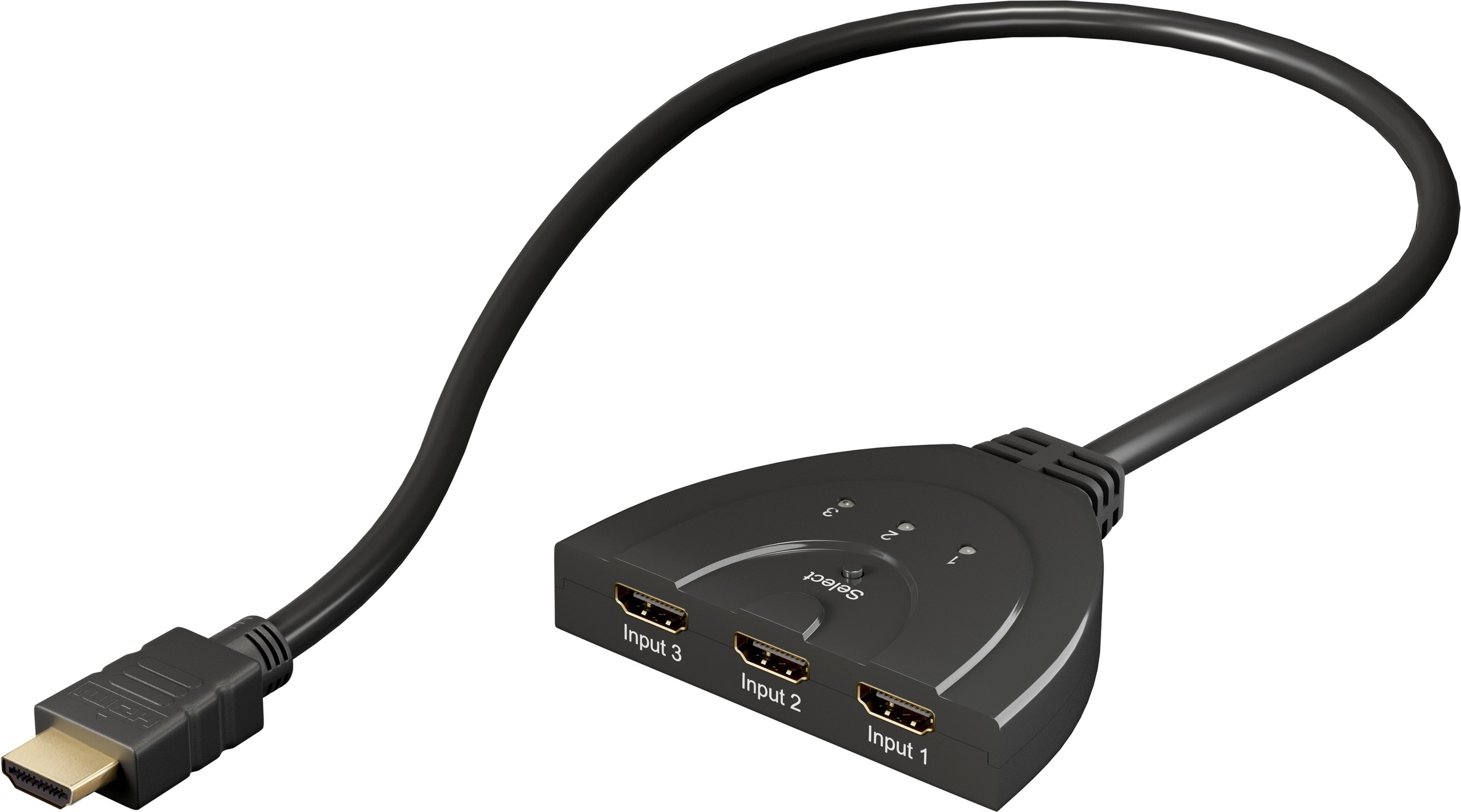 HDMI Umschalter »3 Eingänge 1 Ausgang, 4K, HDTV, Ultra HD«