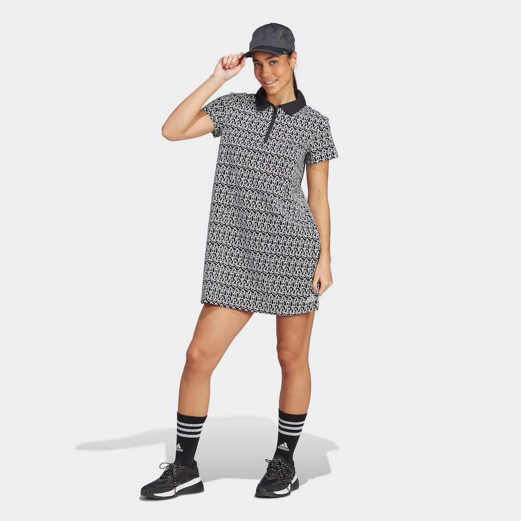 adidas Sportswear Sommerkleid »ADIDAS ALLOVER GRAPHIC POLO KLEID«, (1 tlg.)