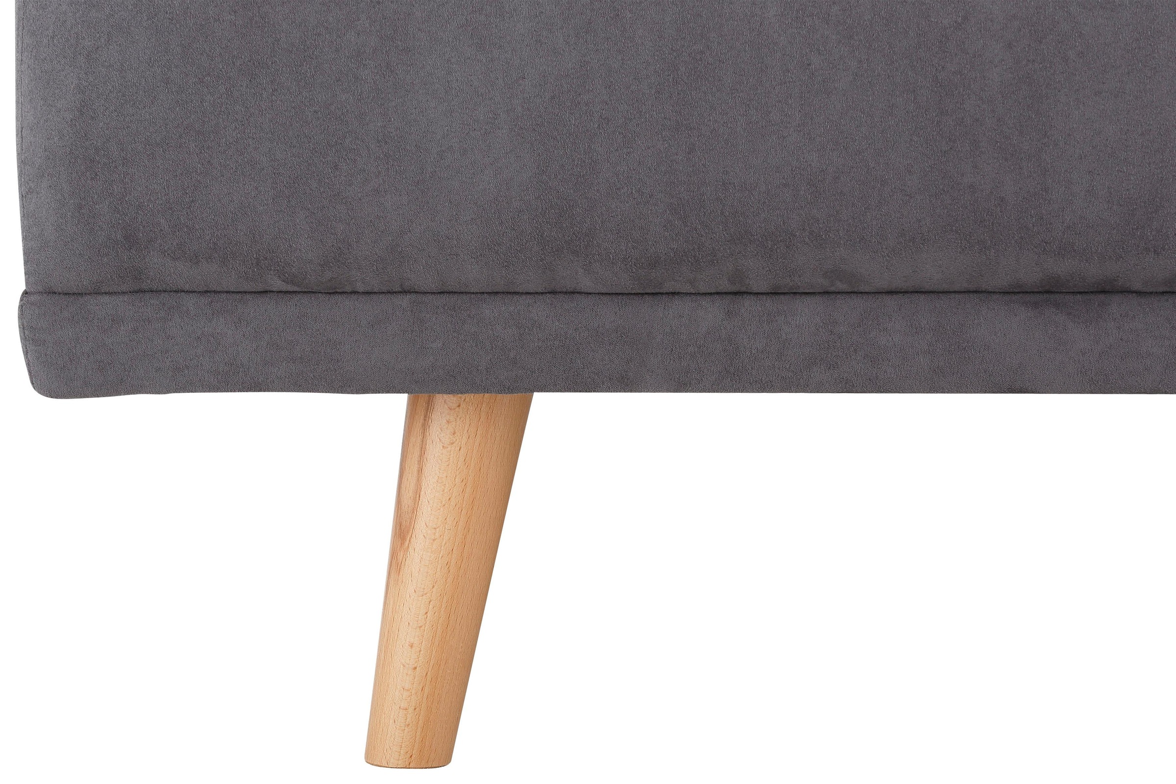 Home affaire Ecksofa »Lasse L-Form« im scandinavischen Stil mit Holzfüßen