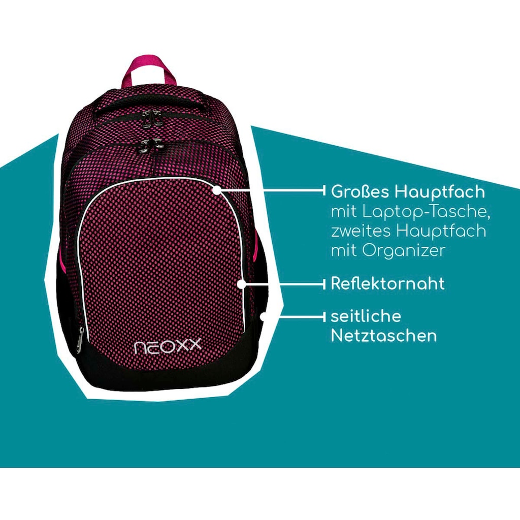 neoxx Schulrucksack »Fly, Crazy in Mesh«