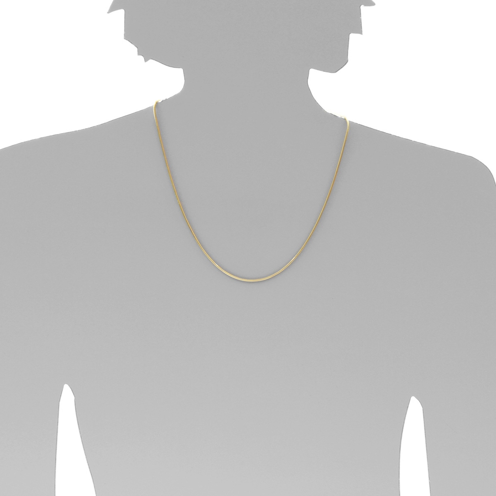 OSTSEE-SCHMUCK Goldkette »- Schlange 1,6 mm - Gold 585/000 -,«