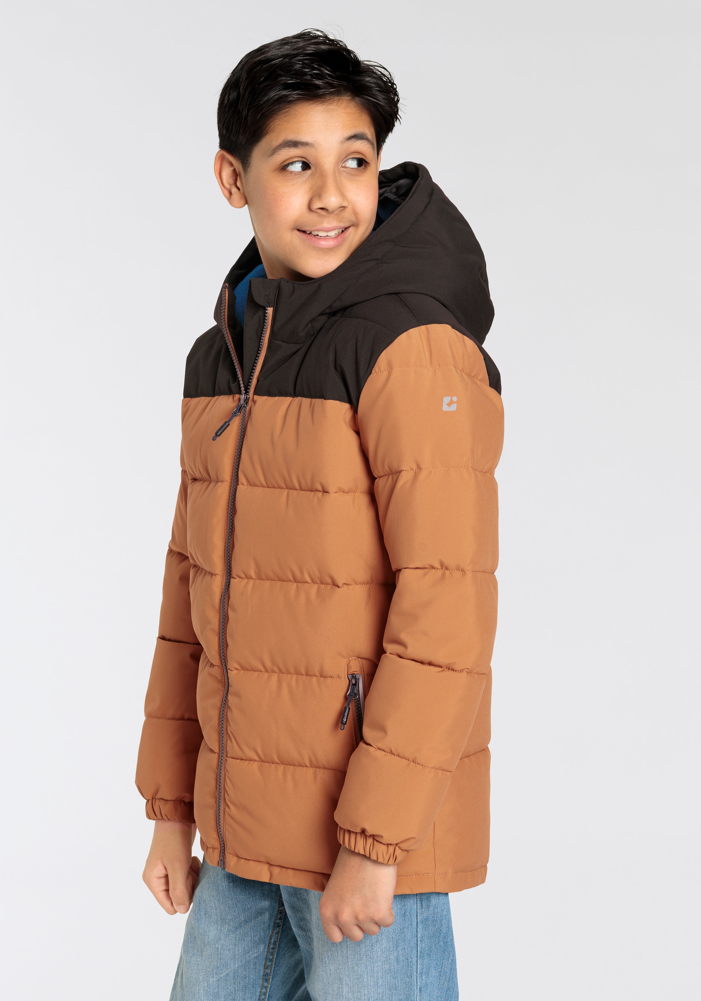 Winterjacke »KW 1 BYS JCKT OT - für Kinder«, mit Kapuze, Winddicht & Wasserabweisend &...