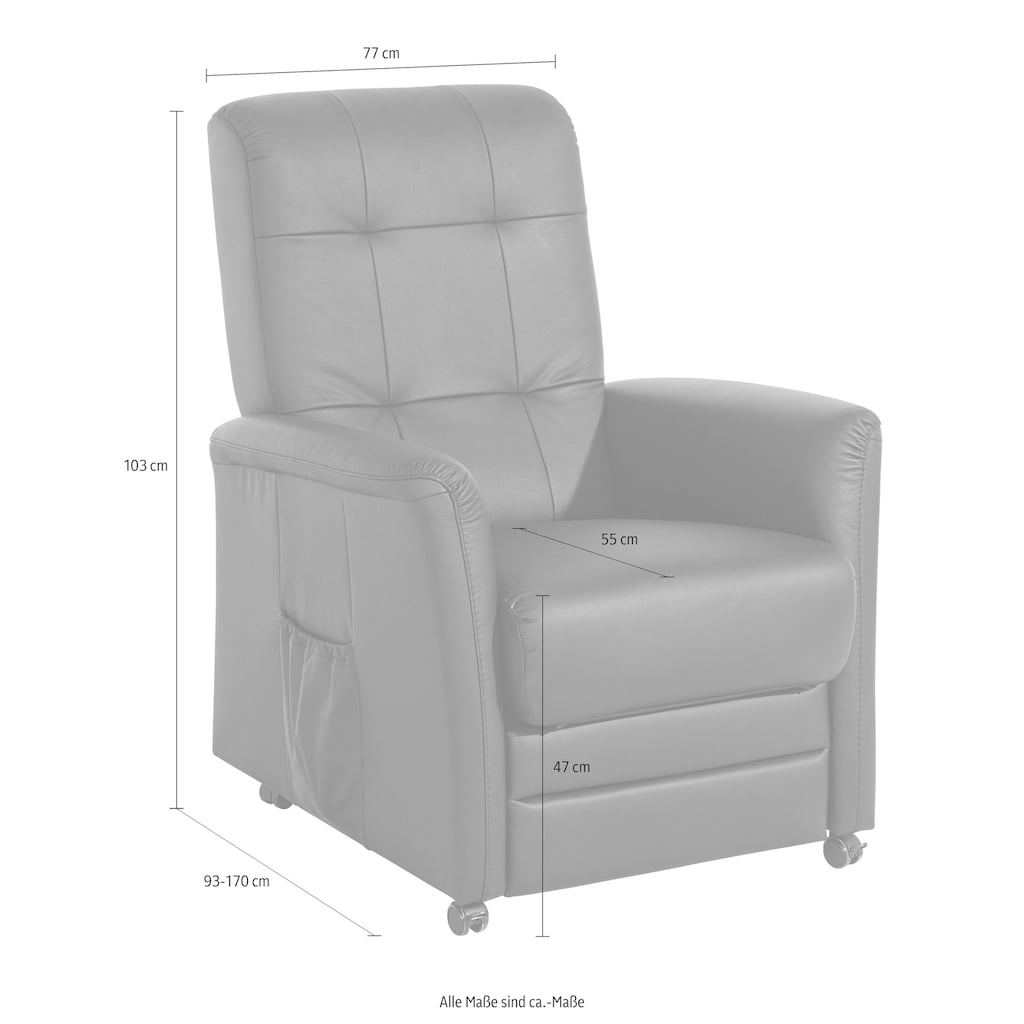 sit&more TV-Sessel »Charlie«, (Set)