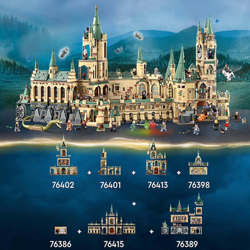 LEGO® Konstruktionsspielsteine »Der Kampf um Hogwarts (76415), LEGO® Harry Potter«, (730 St.)