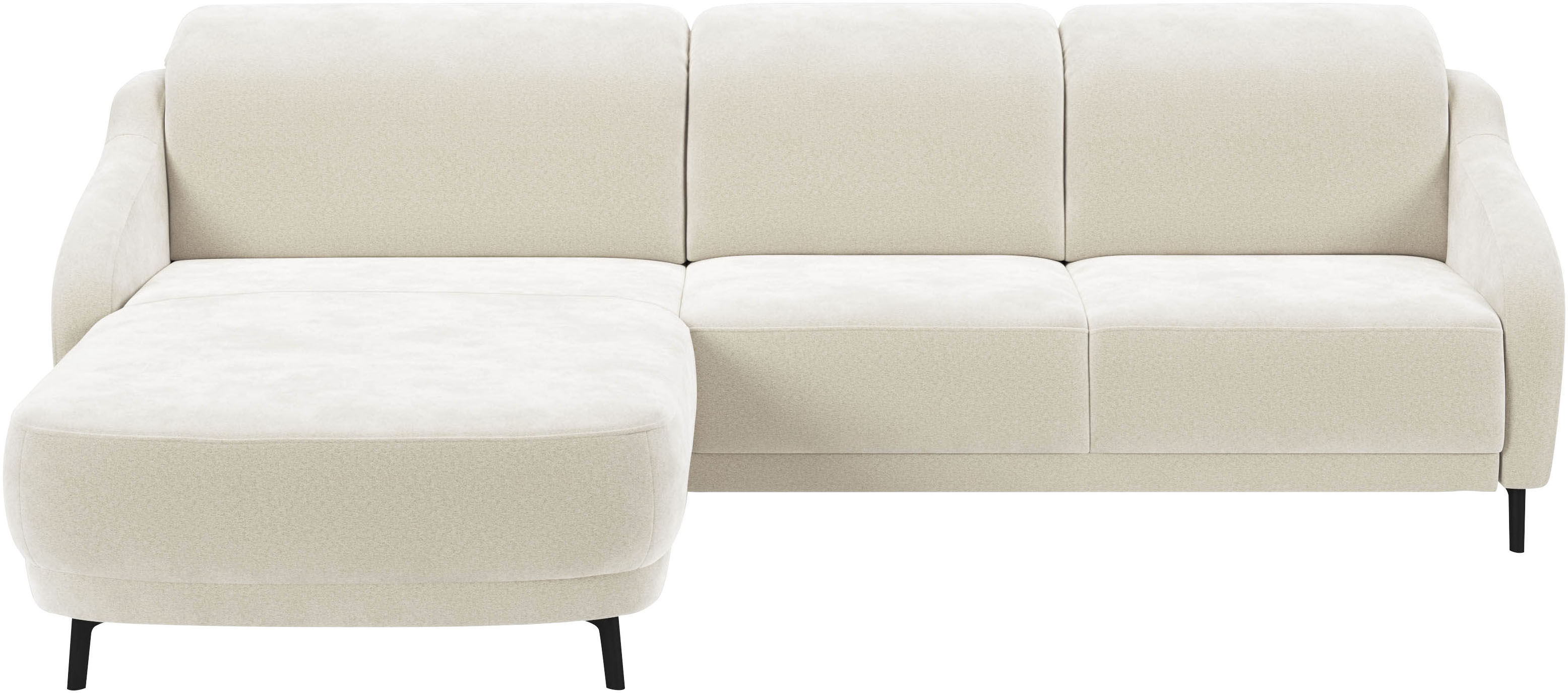 Sit&More Ecksofa »Blues L-Form« wahlweise mit Klapptisch und USB in beige, Größe B/H/T: 271 cm x 93 cm x 191 cm