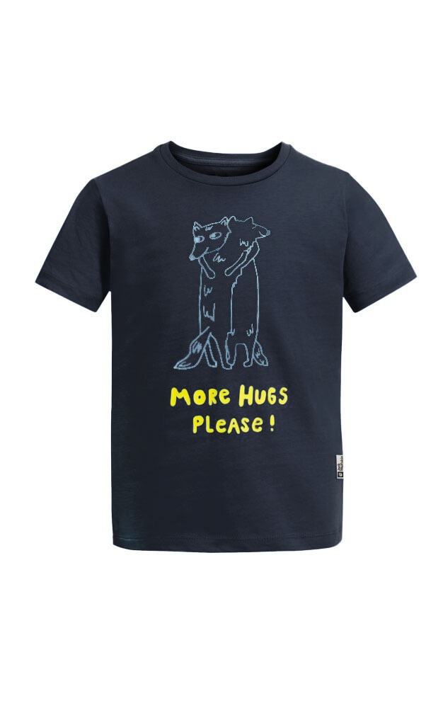 Jack Wolfskin T-Shirt »MORE HUGS T K«, mit Umarmungsmotiv