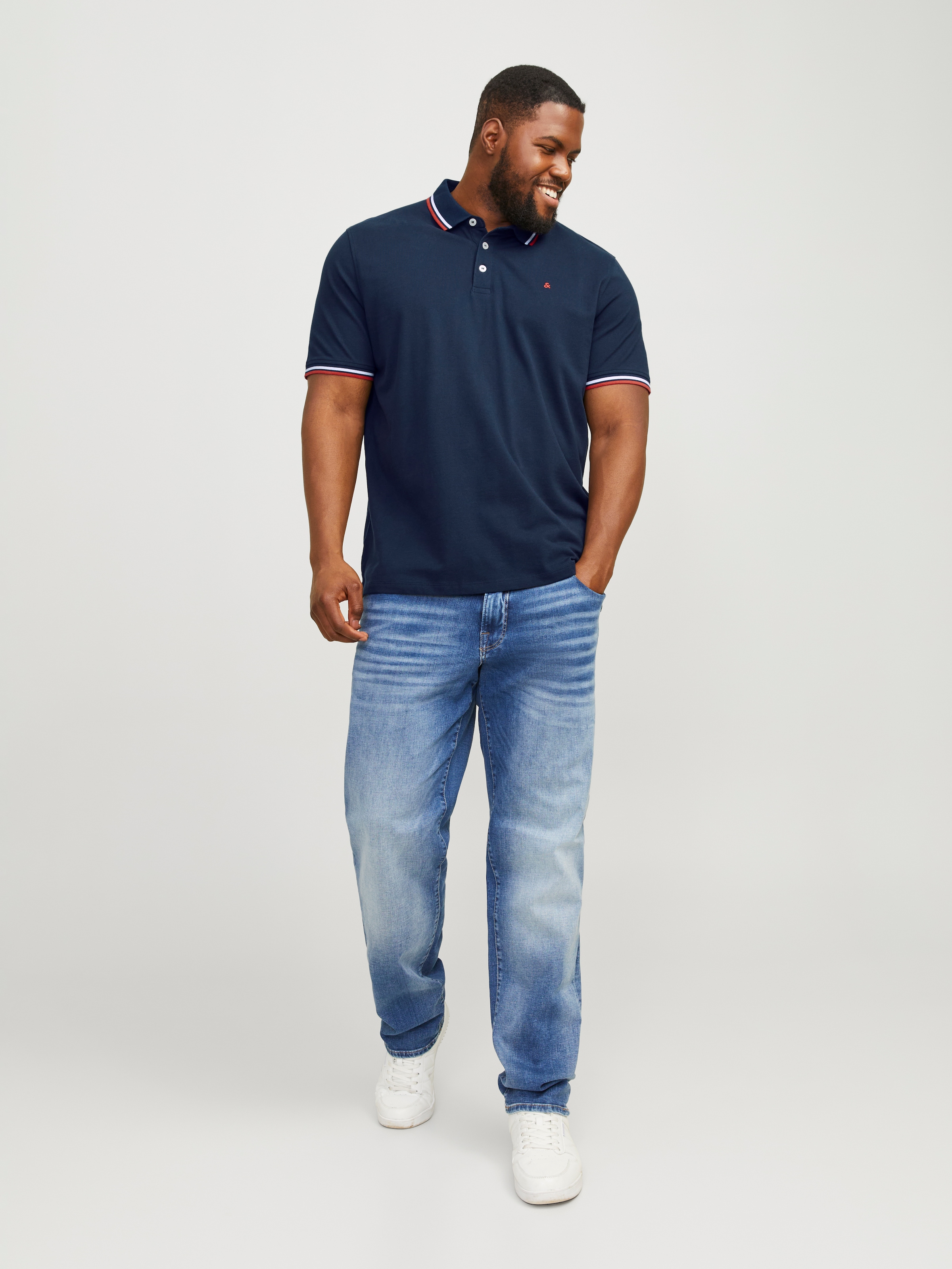 Jack & Jones PlusSize Poloshirt »Paulus Polo«, bis Größe 6XL