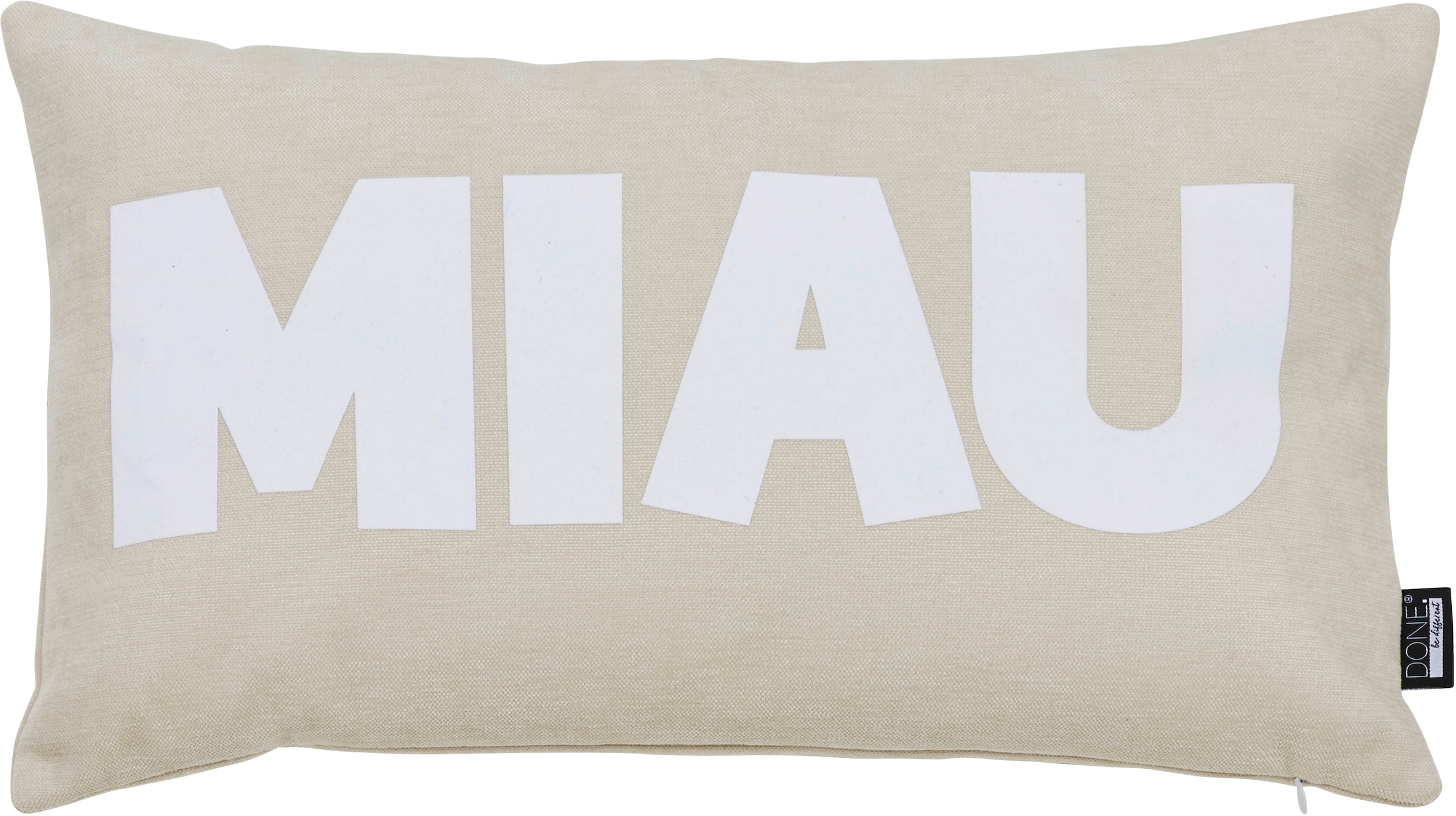 done.® Dekokissen »MIAU« Extra weiche Haptik