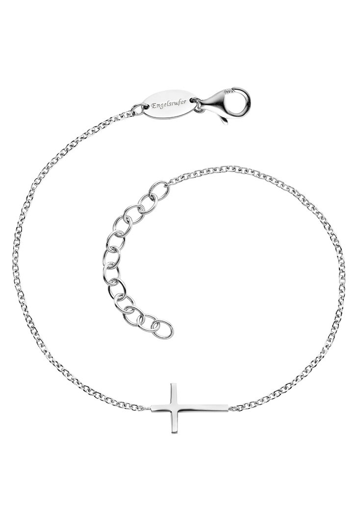Engelsrufer Silberarmband »Kreuz - Ein Schutzengel für die Ewigkeit, ERB-LILCROSS, ERB-LILCROSS-G«