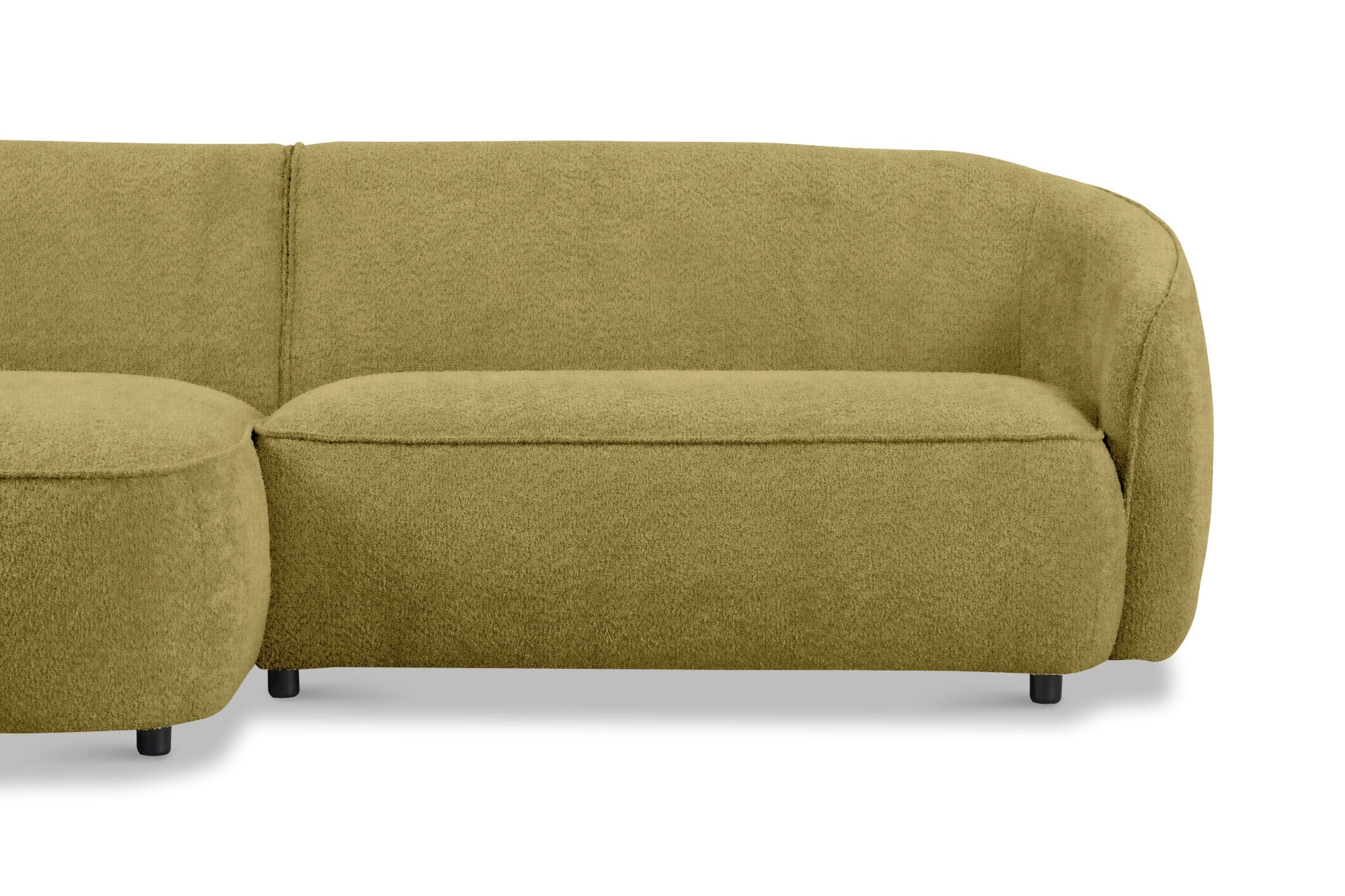 INOSIGN Ecksofa »Cosigo«, Breite 246 cm, 2 Chenille-Stoffe zur Auswahl, mit Kaltschaum