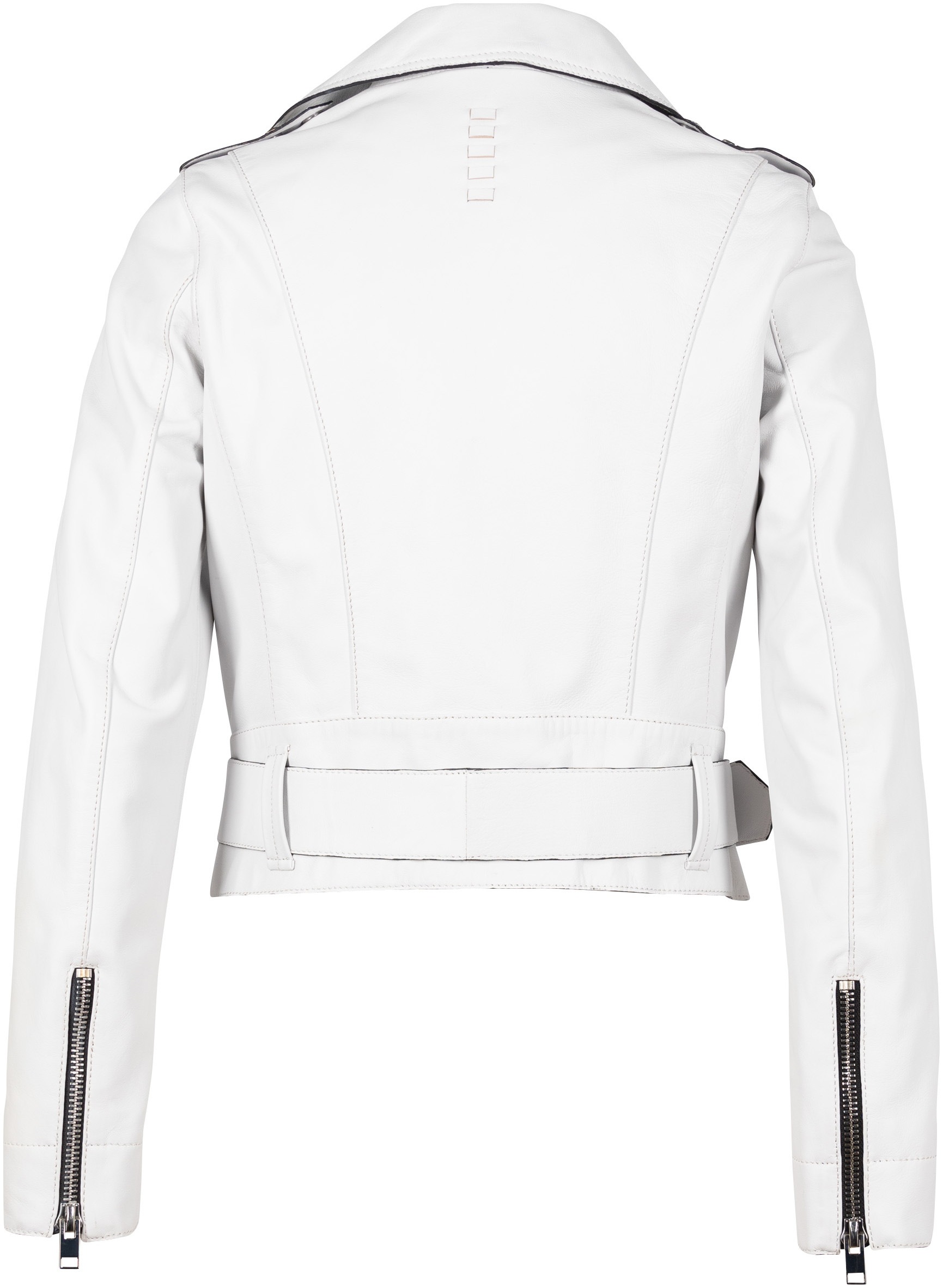 Mauritius Lederjacke »G2WCelin SF«, mit asymetrischem Reißverschluss, Gürtel, Zipper-Details