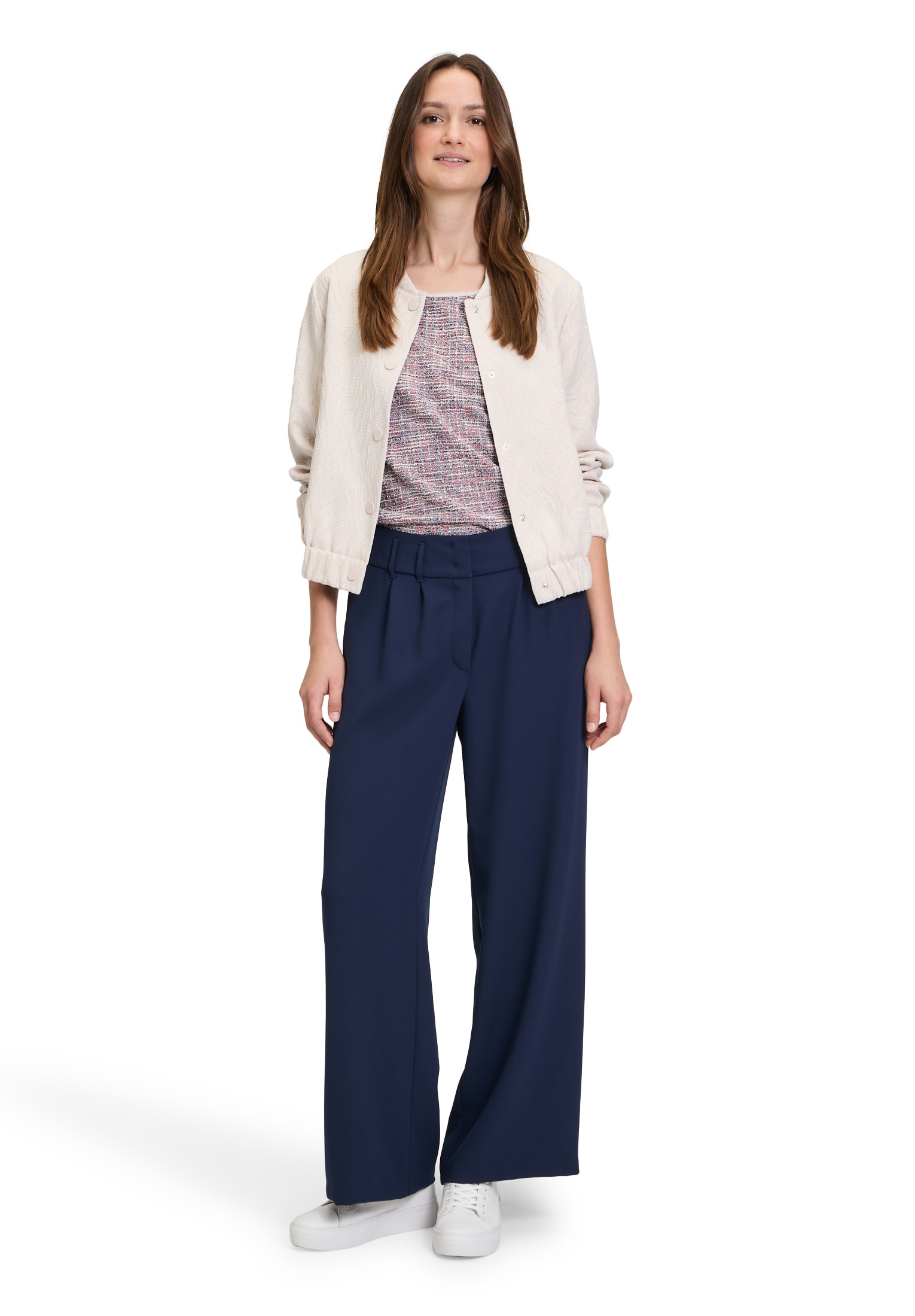 Betty&Co Jackenblazer »Blouson mit Jacquard«
