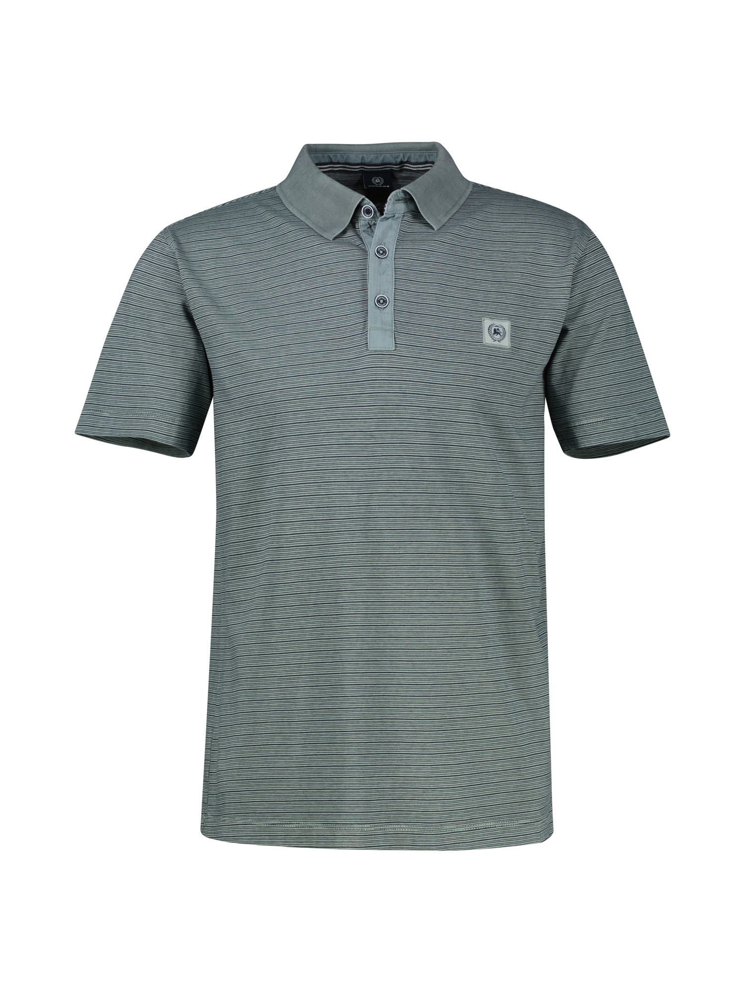 LERROS Poloshirt »Poloshirt mit Fineliner-Optik, 100 % Baumwolle«