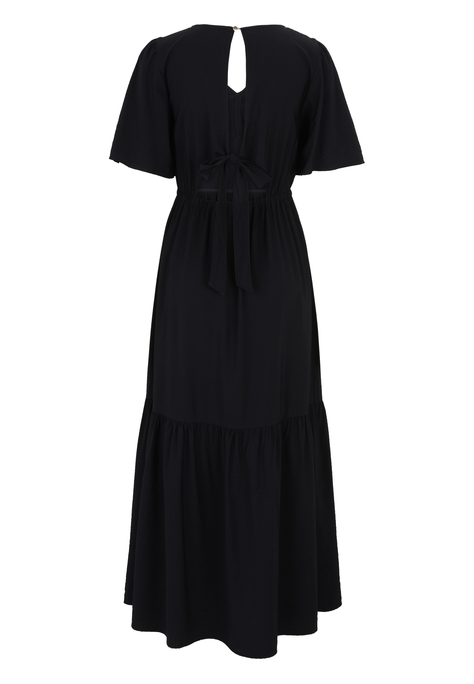 Zero Maxikleid »Maxikleid mit Schleife am Rückenausschnitt«