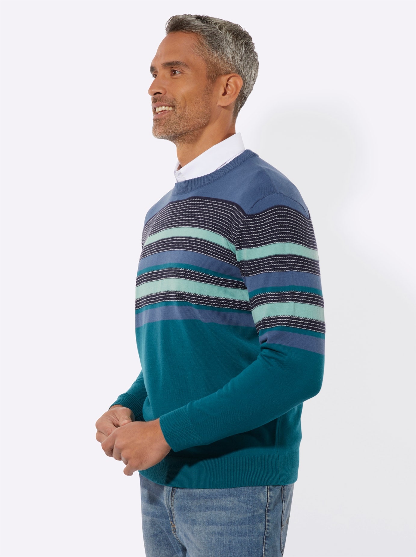 Classic Rundhalspullover »Rundhals-Pullover«