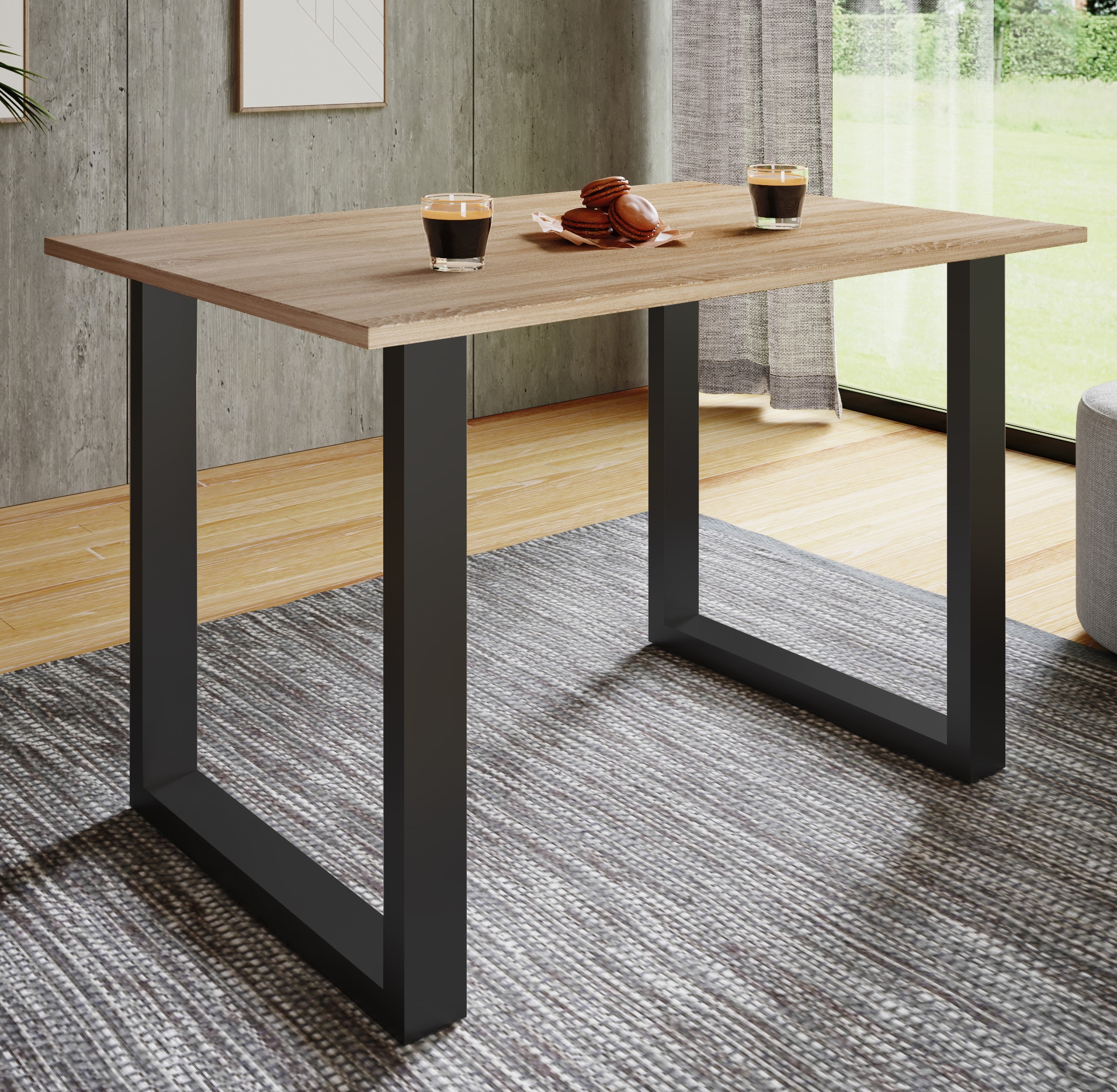 VCM Esstisch »Premium Esstisch Küchentisch Xona U 110x80« 1 Stk. tlg.