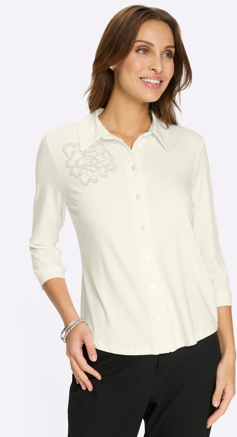 Lady Klassische Bluse