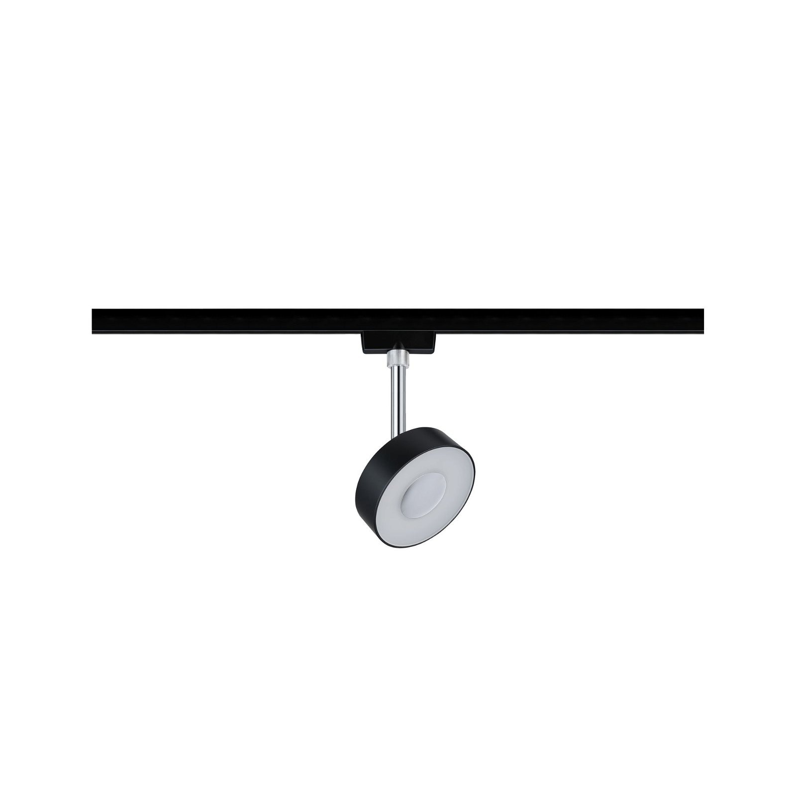 Paulmann Schienensystem-Leuchten »URail Schienenspot Circle 152lm 5W 2700K 230V Schwarz matt«, dimmbar, Einzelspot
