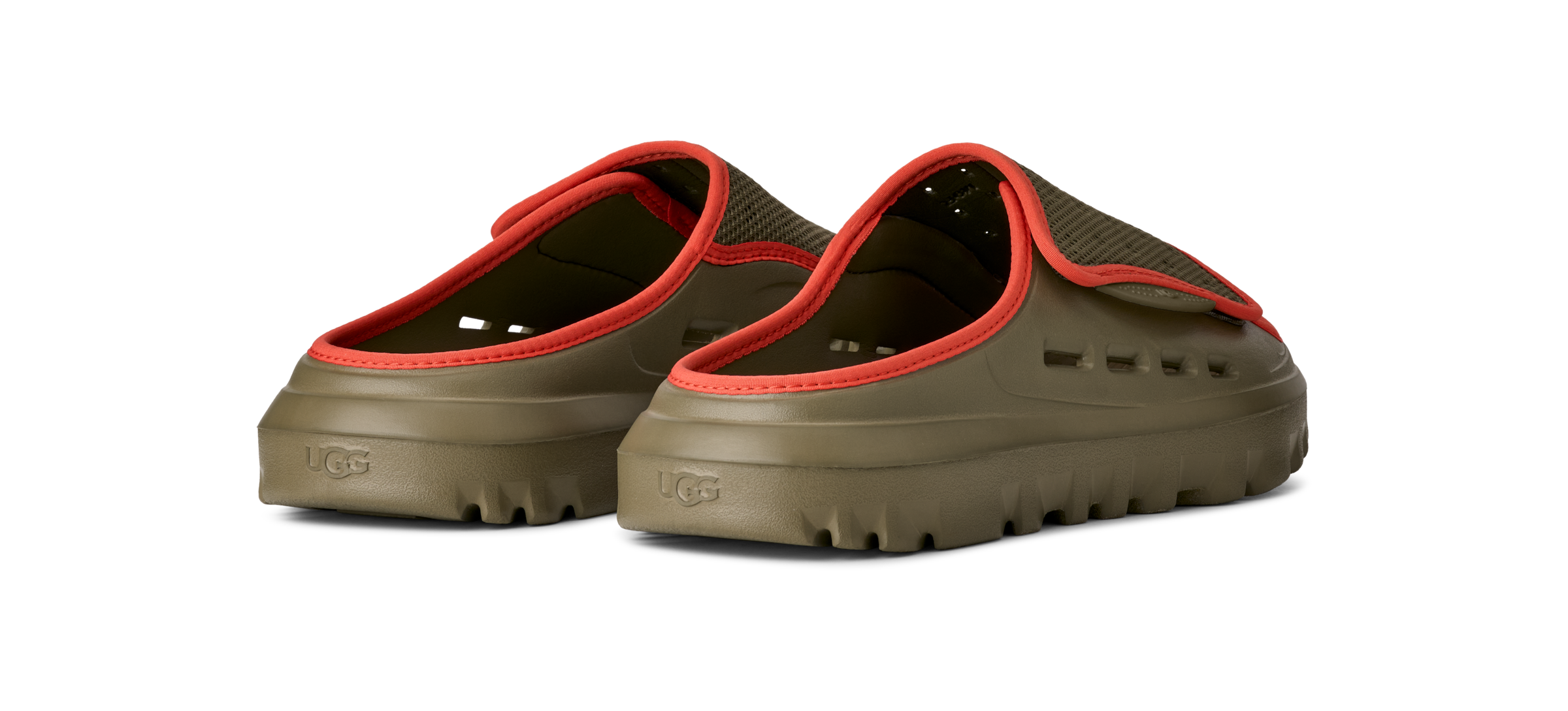 UGG Pantolette »PEAKMOD SLIDE«  Mule, Sabot mit Textil-Einfass