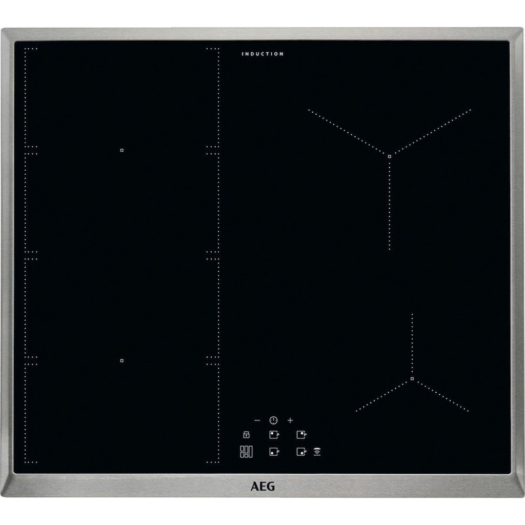 AEG Induktions Herd-Set »TEAMHH4PIF«, EPS635220B 940 321 385, mit Backauszug, Pyrolyse-Selbstreinigung
