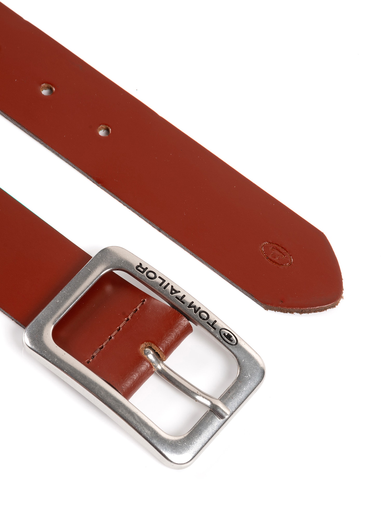 TOM TAILOR Ledergürtel »TTEVE«, 4 cm breiter Damen Ledergürtel, kalssiches Must-Have