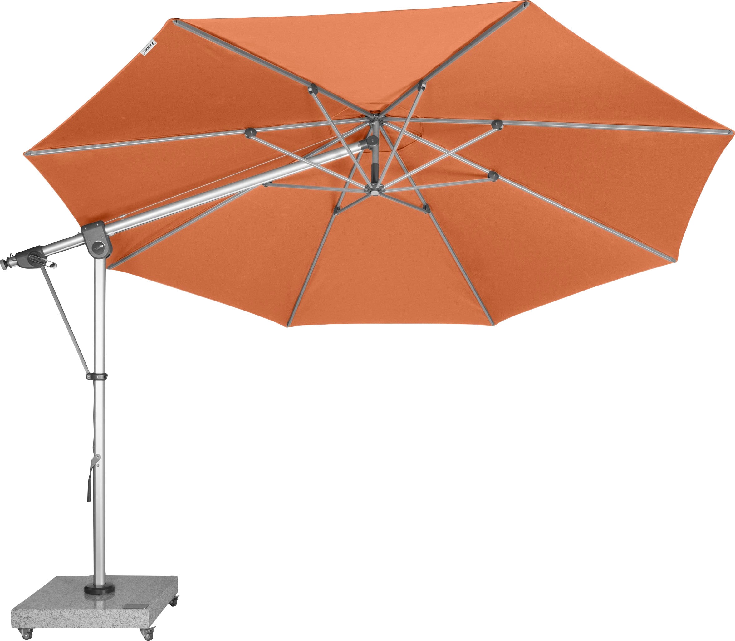 doppler® Ampelschirm »Expert 350 Pendel«, um 360° drehbar, UV-beständig