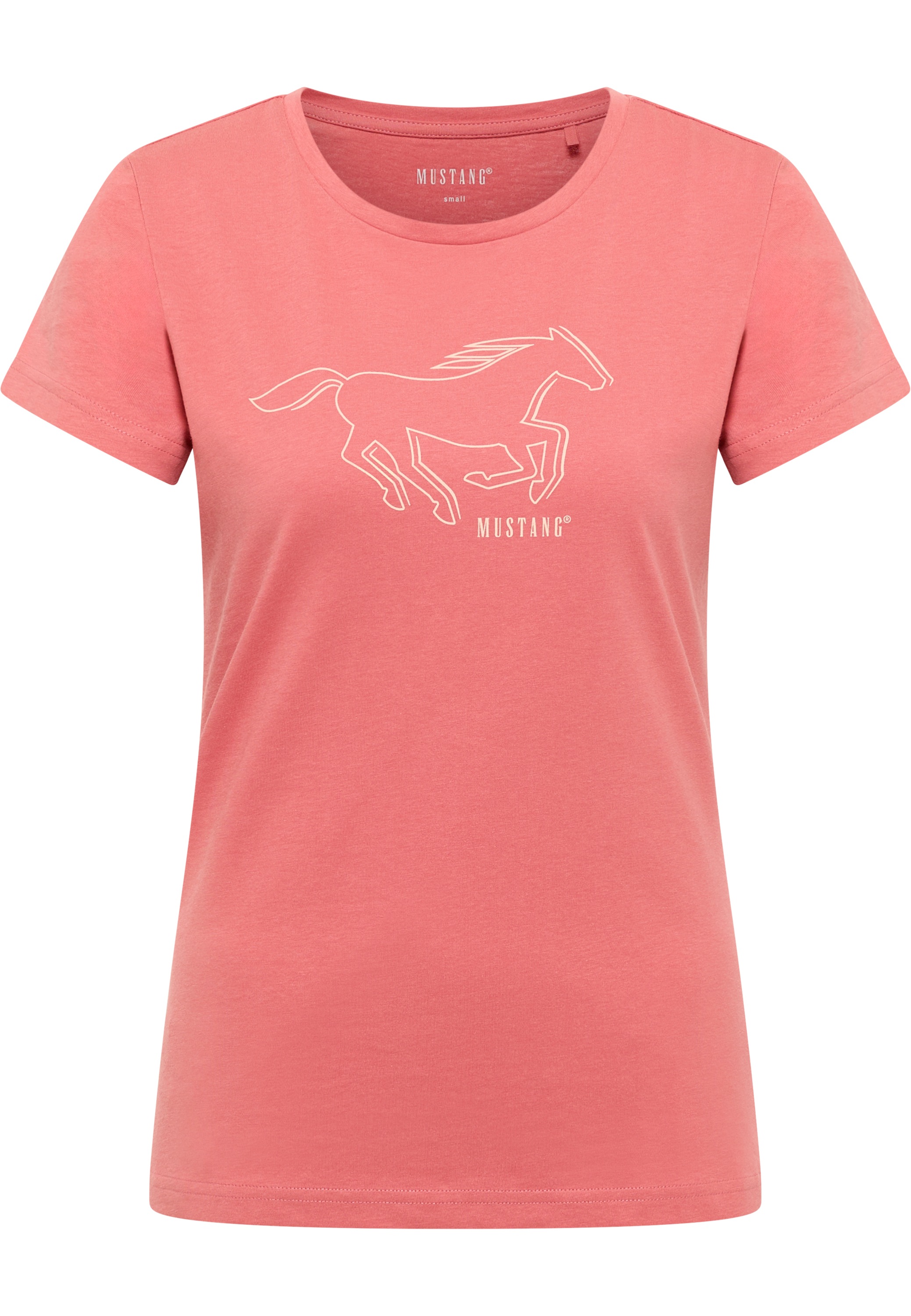 MUSTANG Kurzarmshirt »Damen Style Loa«