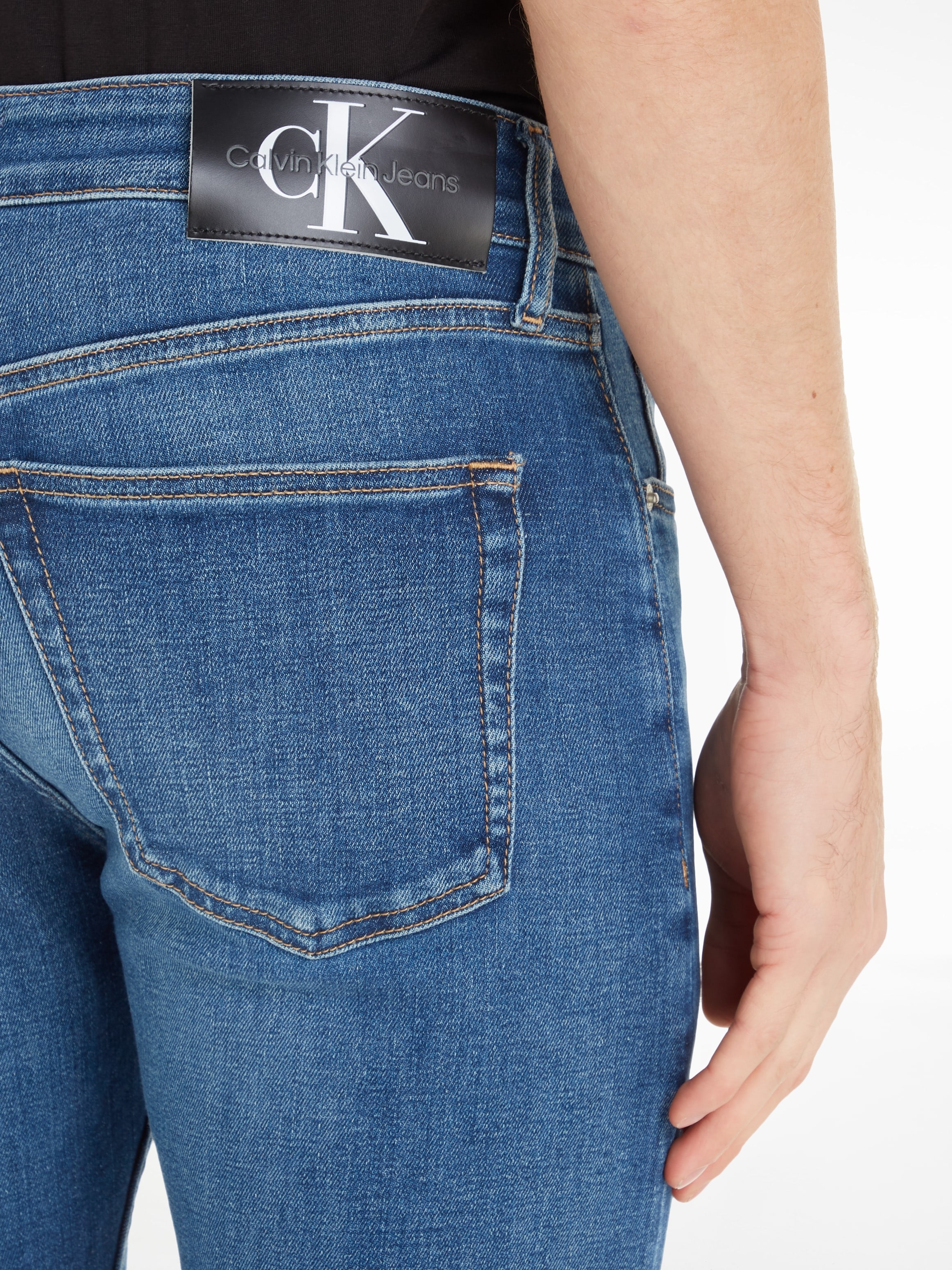 Calvin Klein Jeans Slim-fit-Jeans »SLIM TAPER«, mit Markenlabel