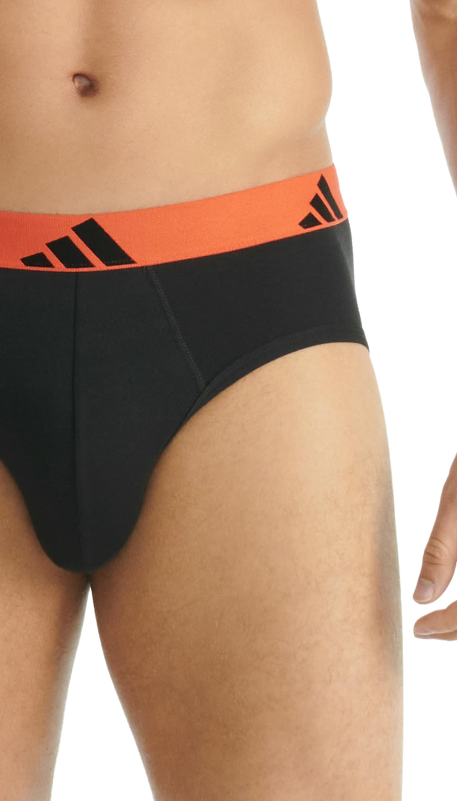 adidas Sportswear Slip »Active Flex Cotton« 3er Pack,  elastisch, Logo-Bund, scheuerfreies Tragegefühl, ohne Eingriff