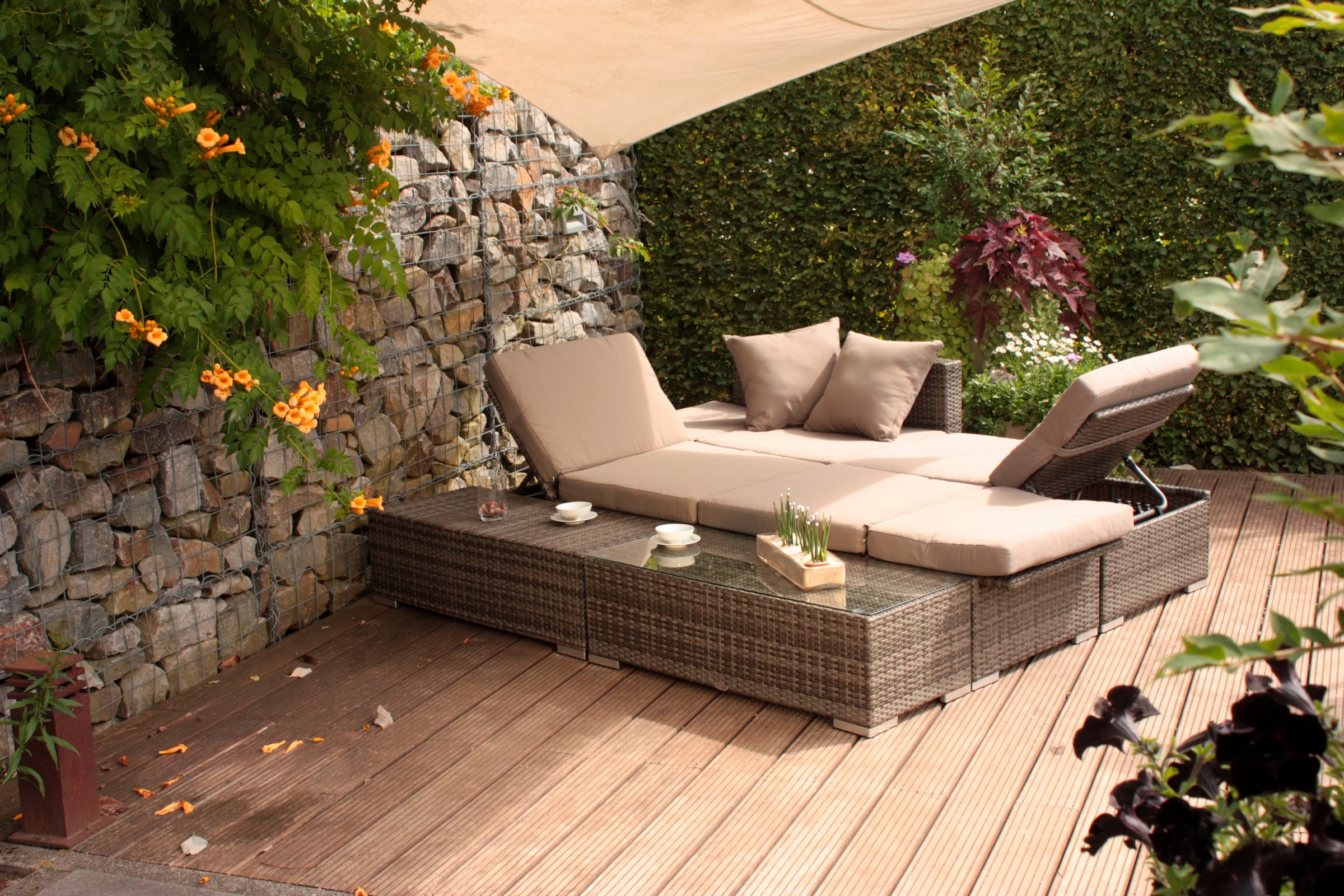 Garden Pleasure Gartenlounge-Set »Alcudia«, (Set)