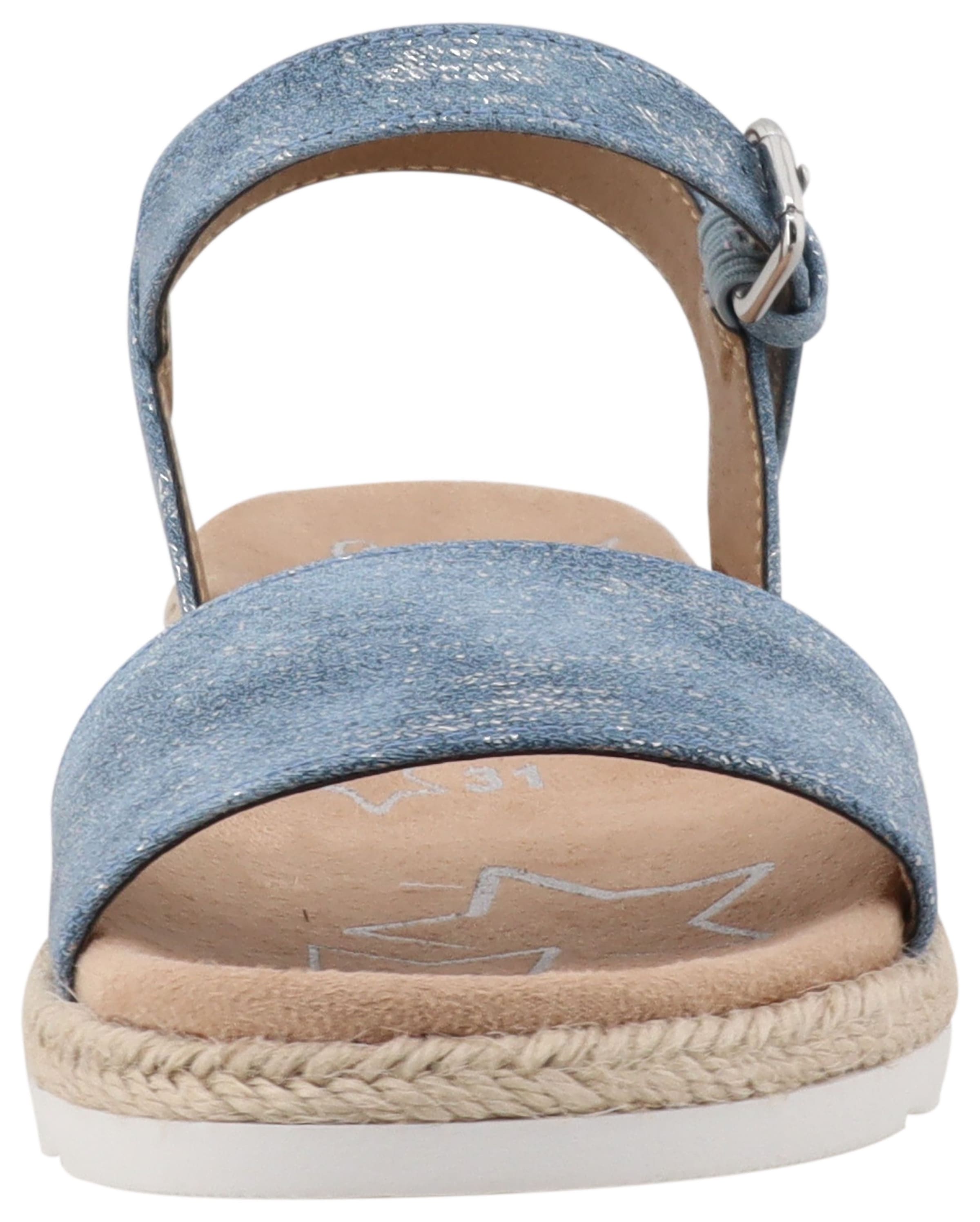 TOM TAILOR Sandale »Resa«  Sommerschuh, Sandalette, Kinderschuh mit Glitzerdetails