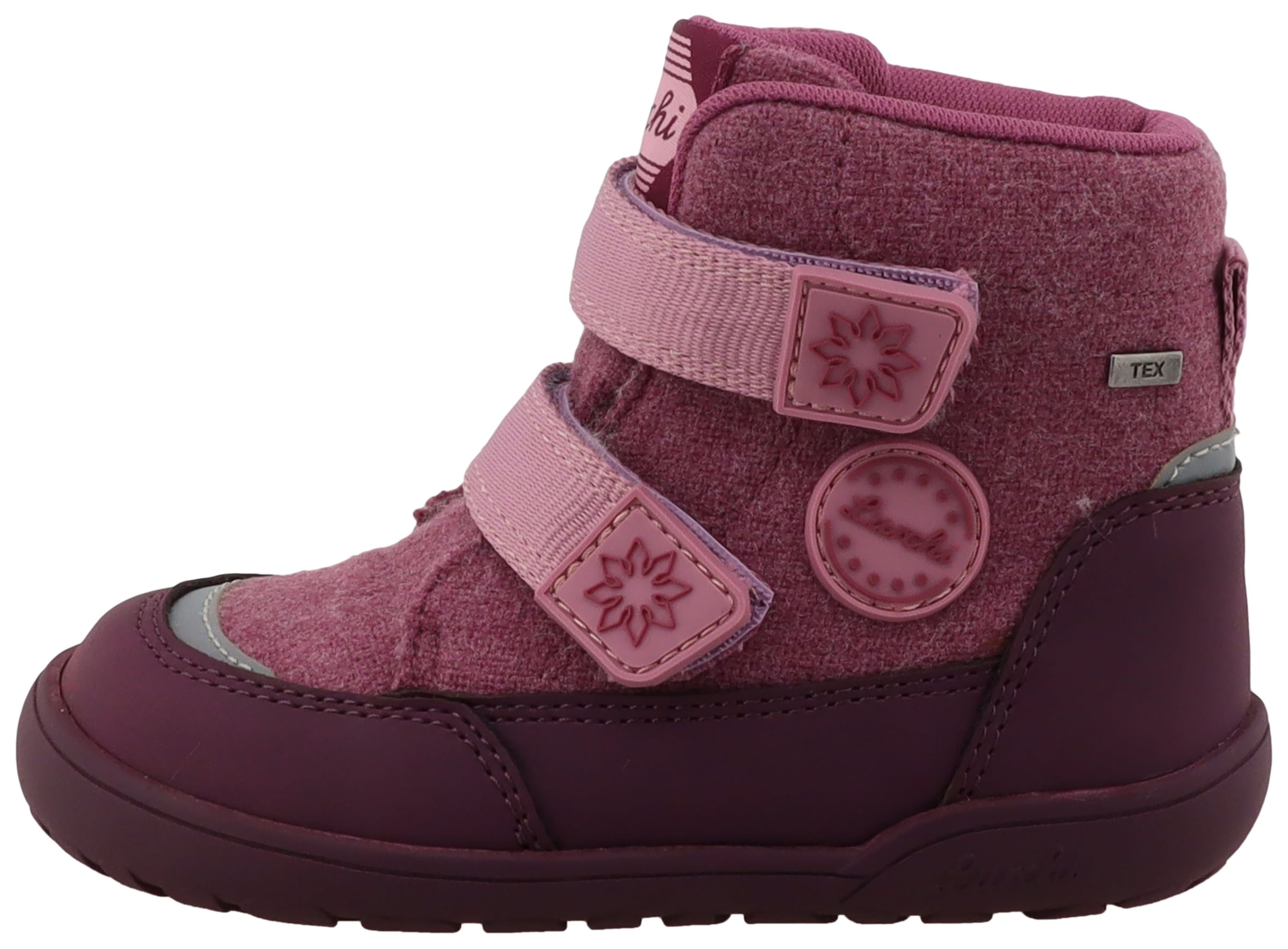 Lurchi Barfußschuh »Jemmy Barefoot-TEX«  Winterboots mit Blüten und Logo, Größenschablone zum Download