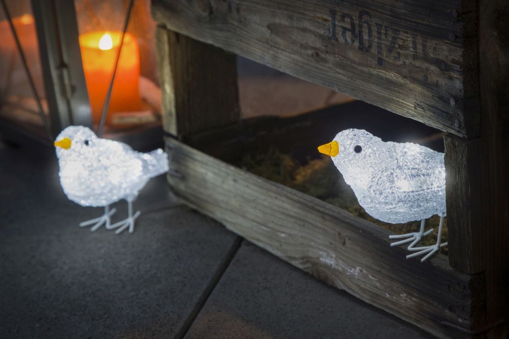 KONSTSMIDE LED-Lichterkette »Weihnachtsdeko aussen«, 40 kalt weiße Dioden