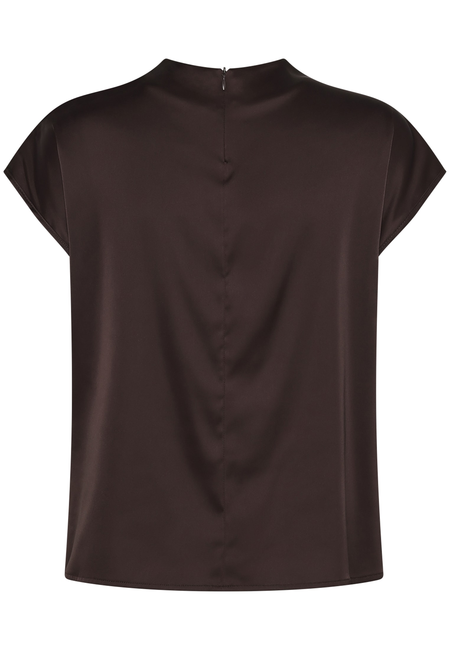 Zero Satinbluse »Satin-Bluse mit Kragen«