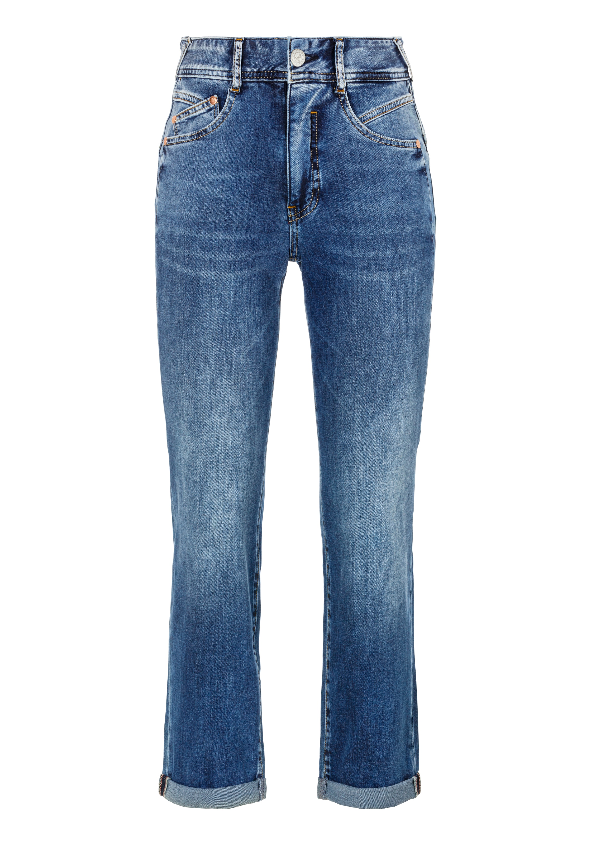 Herrlicher 5-Pocket-Jeans »Gila HI Tap Recycled Denim Light«, im Five-Pocket Style