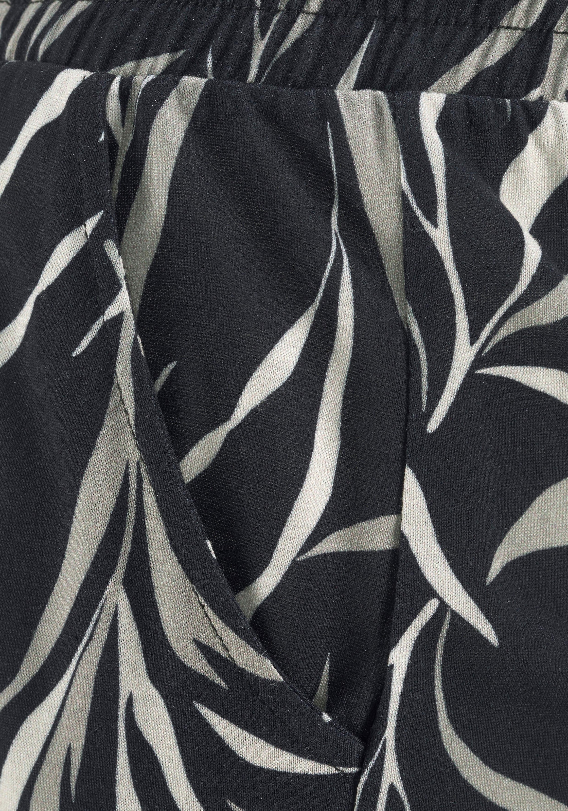 Buffalo Strandhose, aus Viskose mit Taschen, Elastikbund, Jerseyhose