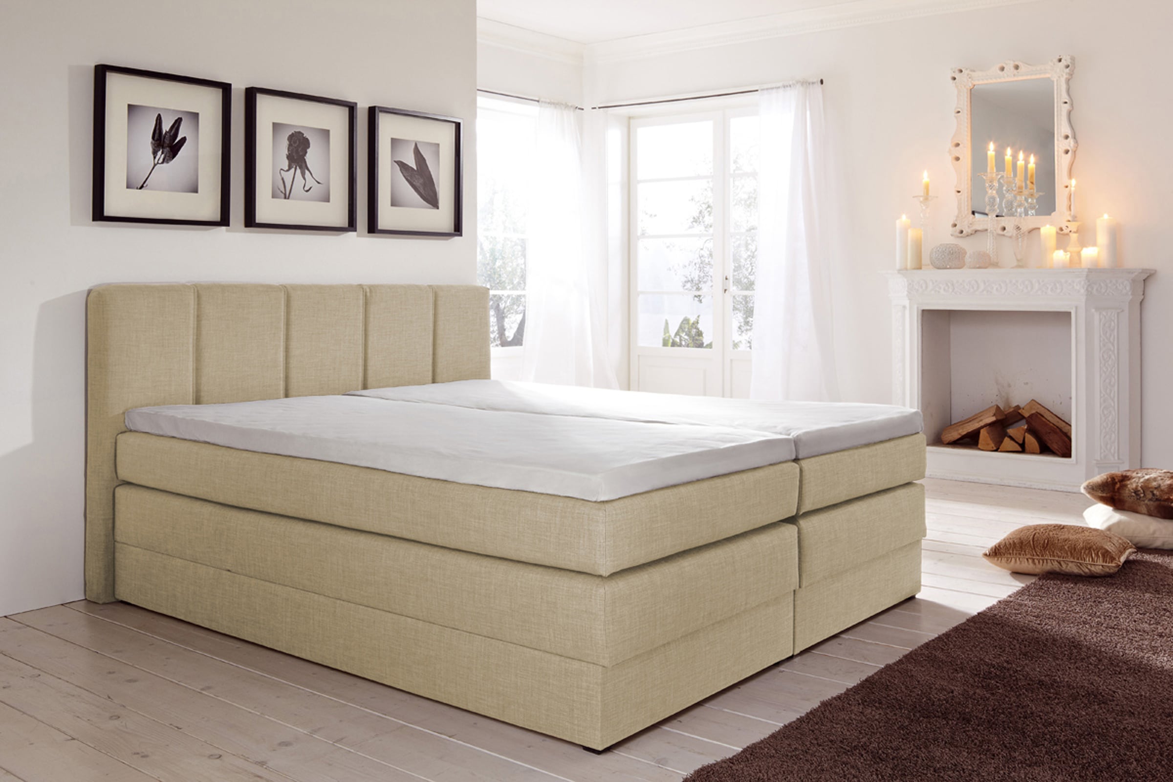 hapo Boxspringbett mit Bettkasten