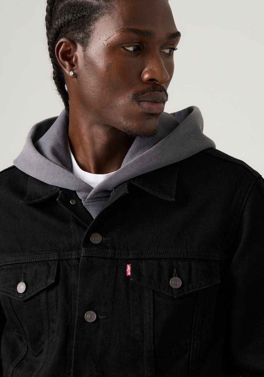 Levi's® Jeansjacke »VINTAGE FIT TRUCKER JKT« ohne Kapuze mit Knopfleiste