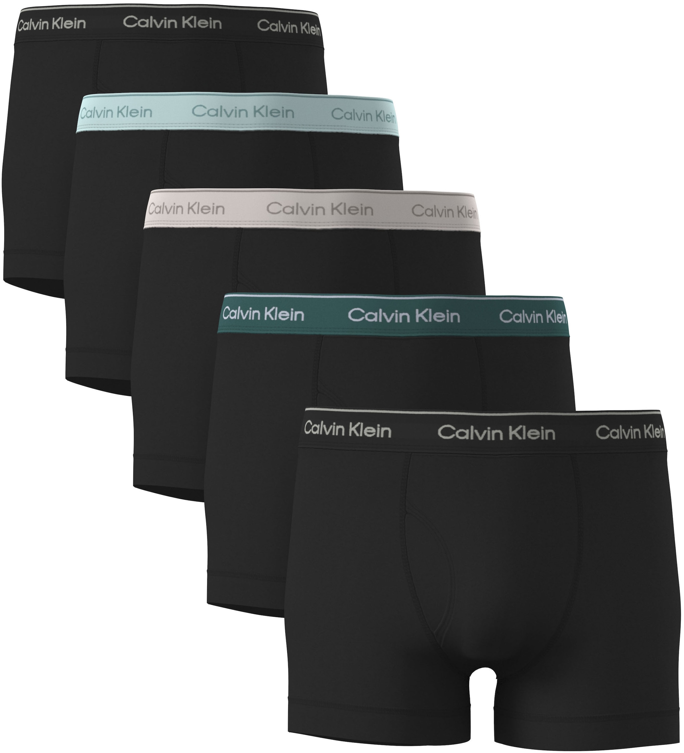 Calvin Klein Underwear Trunk »TRUNK 5PK« Packung, 5er-Pack, 5 Stk. Mit elastischem Bund