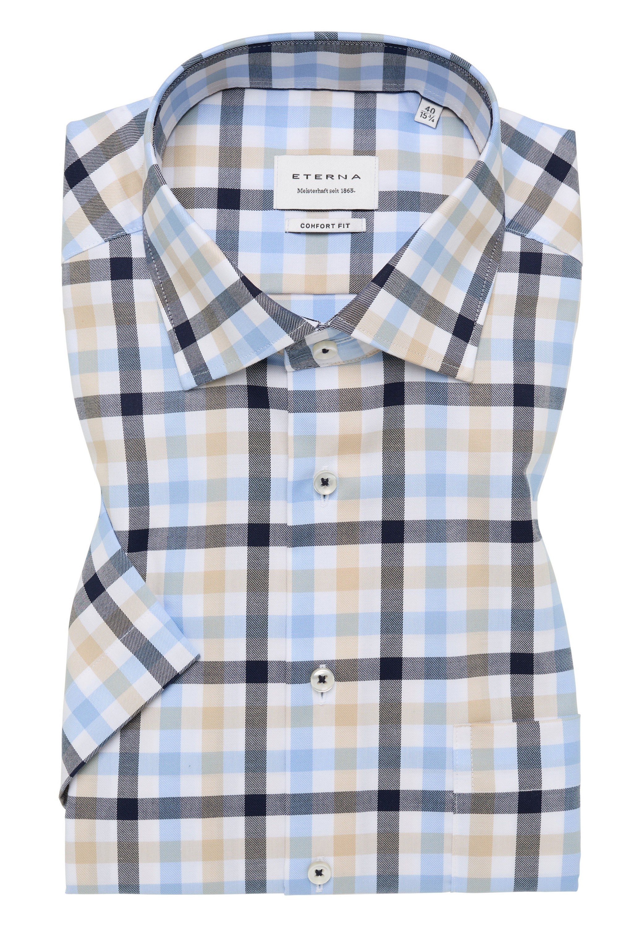 Eterna Kurzarmhemd »COMFORT FIT« NON IRON (bügelfrei)