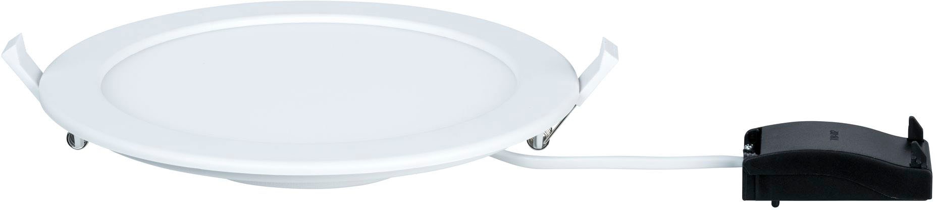 Paulmann LED Panel »LED Einbaupanel rund 220mm 16,5W 4.000K Weiß«, 1 flammig, LED Einbaupanel rund 220mm 16,5W 4.000K Weiß