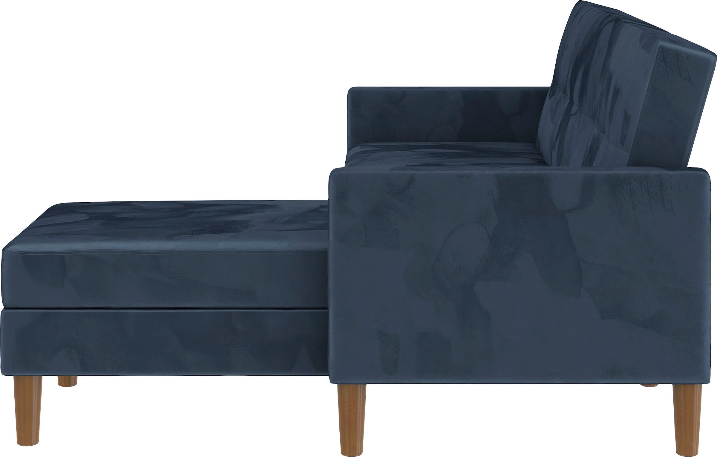 Dorel Home Ecksofa »Lilly«, 43 cm kaufen montierbar, Recamiere Bett-Funktion, Sitzhöhe online mit beidseitig