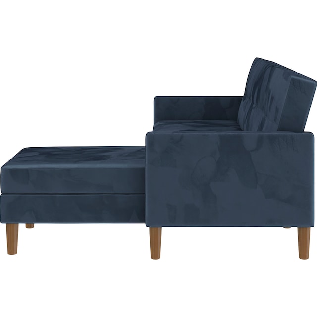 Dorel Home Ecksofa »Lilly«, mit Bett-Funktion, Recamiere beidseitig  montierbar, Sitzhöhe 43 cm online kaufen