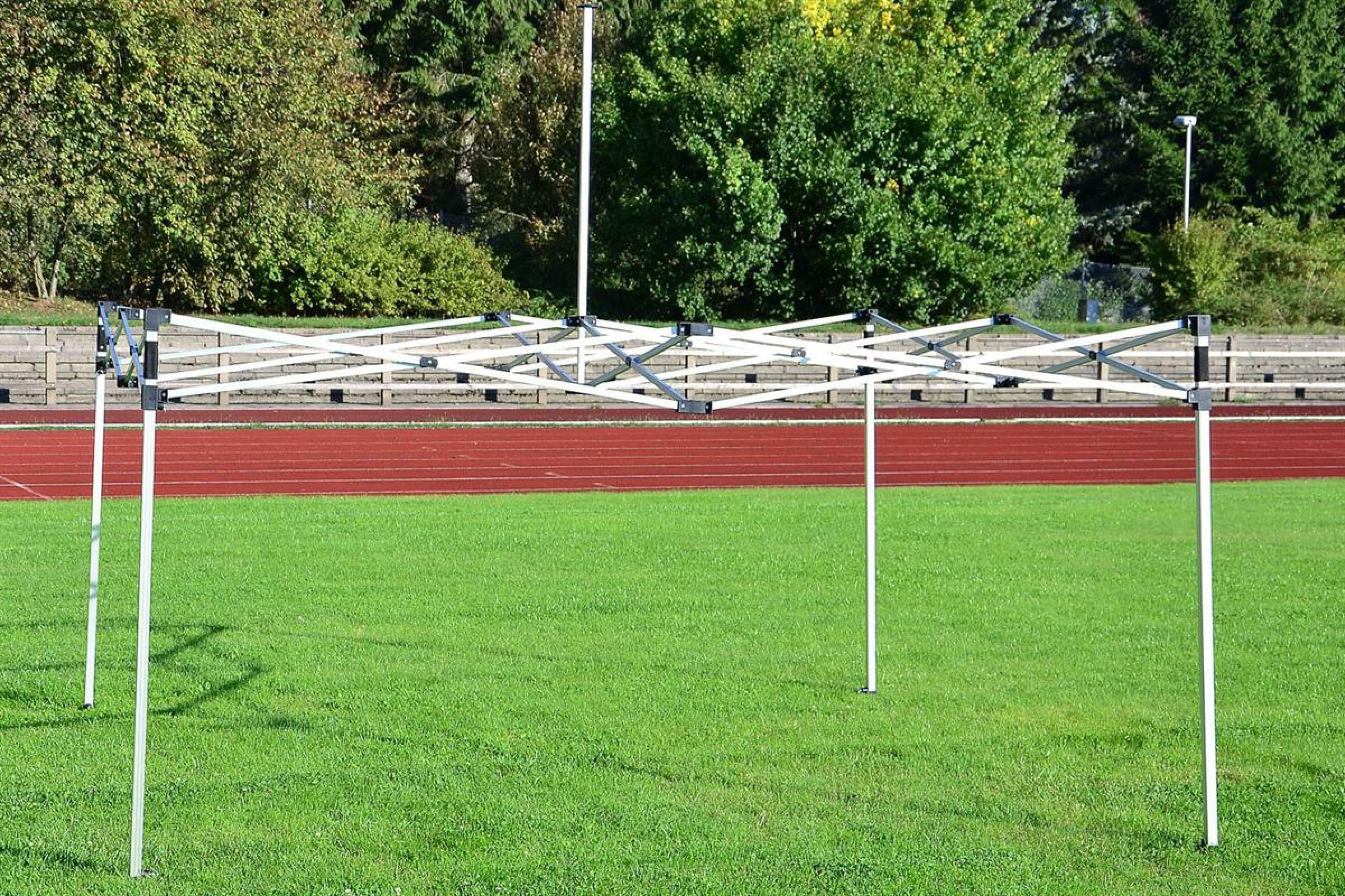 VCM Pavillon »Falt Pavillon 3x3m blau+2 Seitenteile«