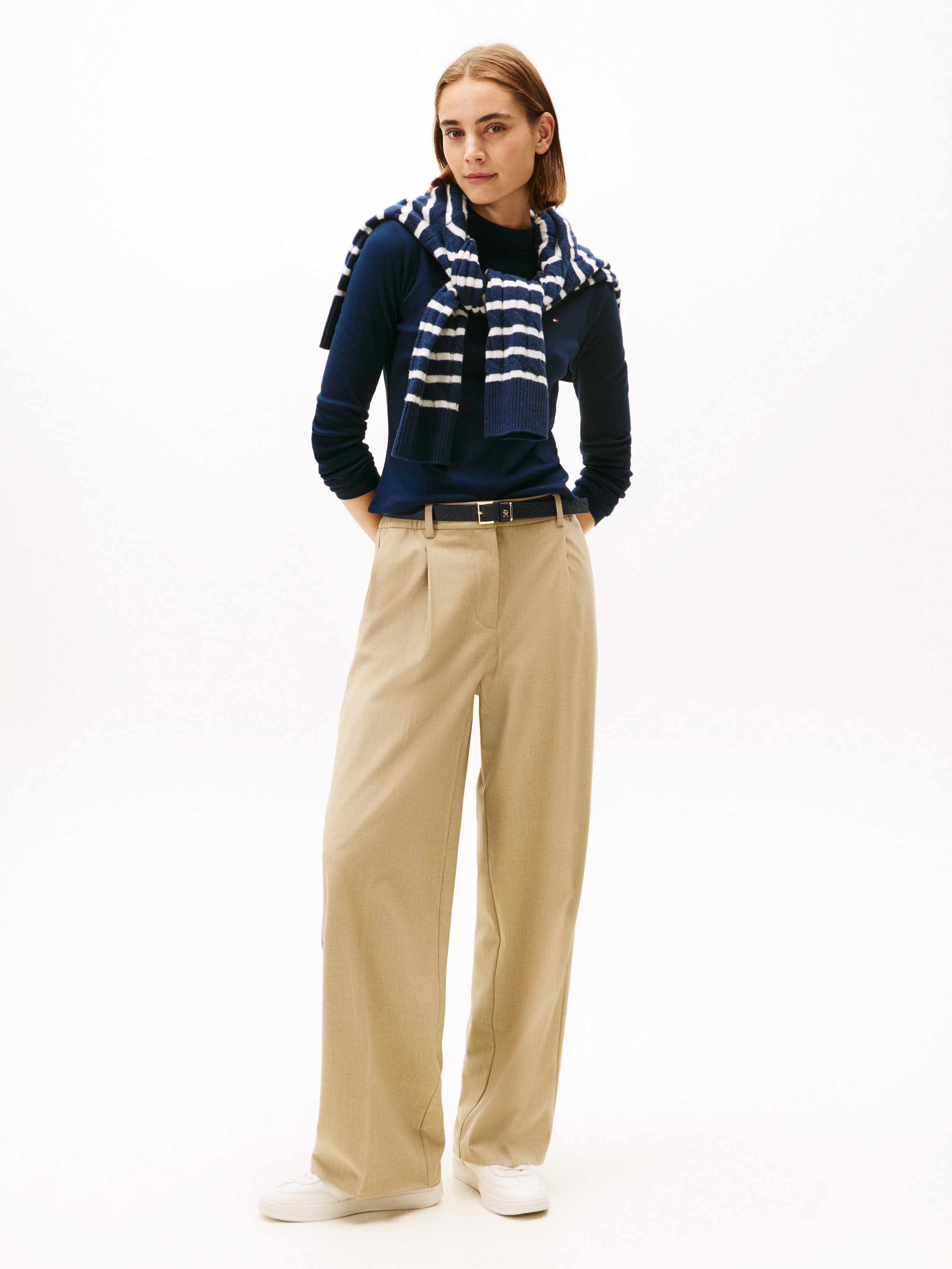 Tommy Hilfiger Langarmshirt »SLIM CODY MOCK-NK LS«