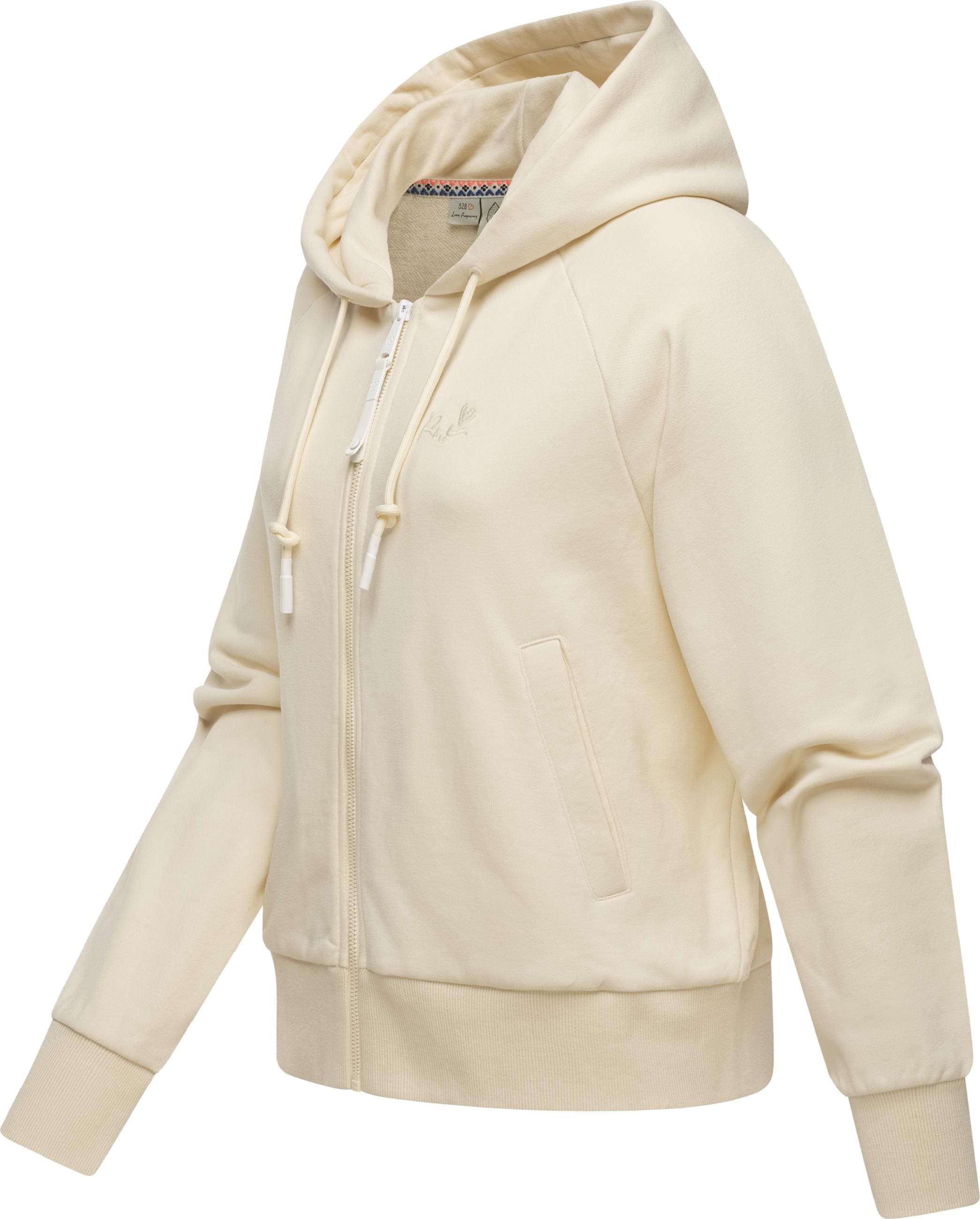 Ragwear Kapuzensweatjacke »Sweatjacke Taila«, modische Damen Sweatjacke mit Kapuze