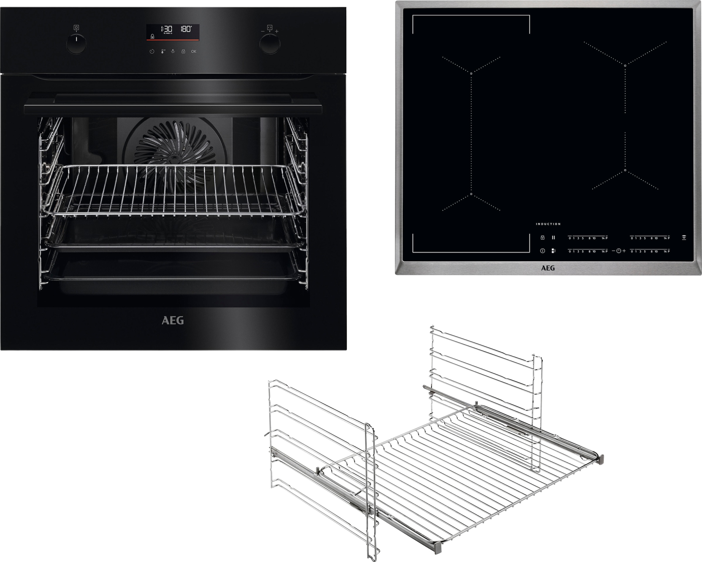 Backofen-Set »TEAMHHBPIB«, BPE535060B 944188762, mit 1-fach-Teleskopauszug,...